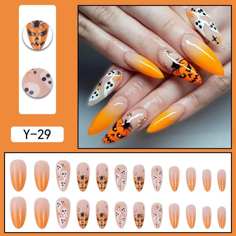 Reusable Press-On Nails With Cat Eye Effect Gradient Design Women Sweet Chic Style Wearable Nail Tips