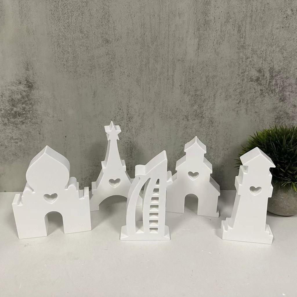 Easy to Use Silicone Mold for Making Personalized Tower Table Decorations Unique Artistic Ornament Mold for Craft Lovers