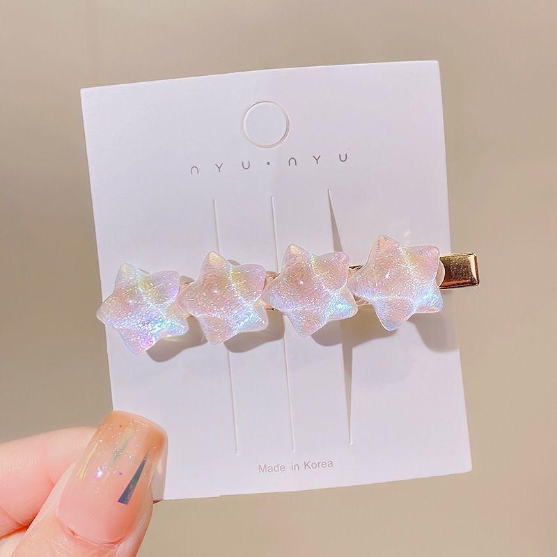 2PCS/lot Transparent Alligator Clip Ocean Bubble Hair Clips Beautiful Headwear Mother and Daughter Korean Hair Accessories White
