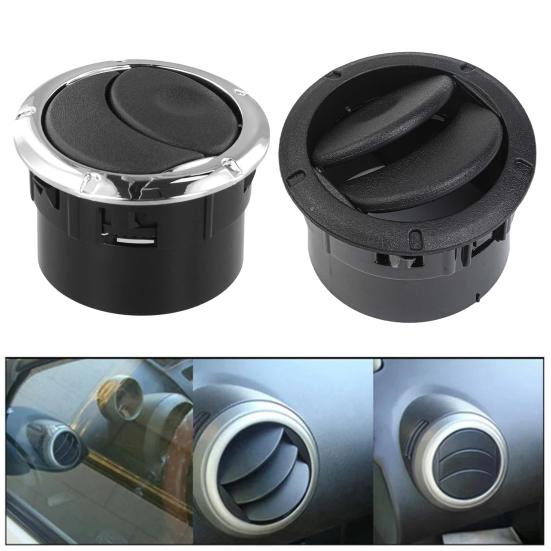 Air Conditioning Outlet Vents with Durable Air Double Blade Adjustable Chrome Trim Vent