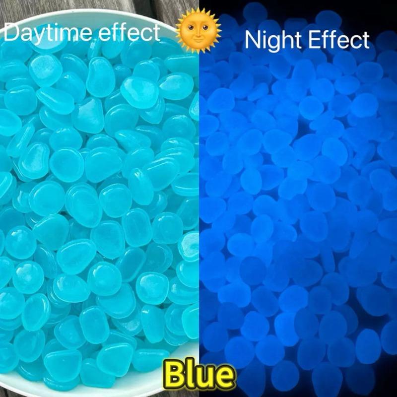 Glow-in-the-Dark Pebbles Create A Magical Garden Aquarium Decoration Landscaping or Wedding Decoration for Christmas Birthday