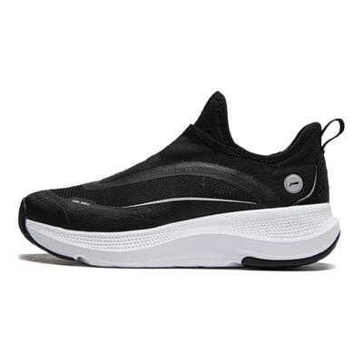 Li Ning Soft Go Slip-On Thick Sole Height Increasing Non-Slip Wear-Resistant Breathable Lightweight Low-Top Casual Shoes Women Casual Shoes AGLU106-1