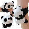 Creative Plush Popping Circle Panda Clip Black White Hugging Panda Curtain Clip Stuffed Animal Doll Souvenir Christmas Gifts