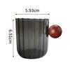 Measuring Tools Glass Milk Mug Can Be Boiled Teacup With Anti Scald Wooden Handle Espresso Cup For Home Cafe Teahouse Kitchen Gadgets CCJ3001