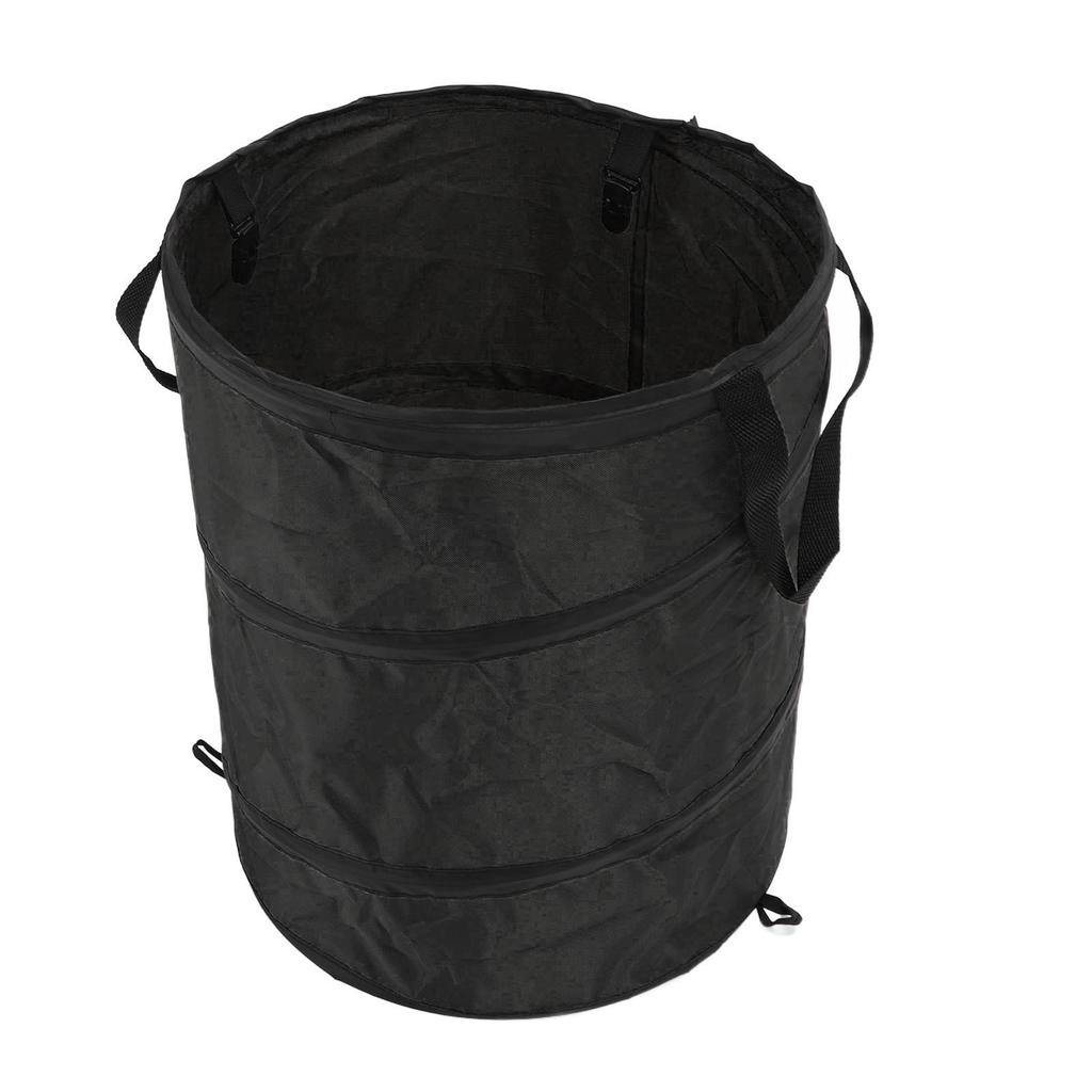 37L Medium Size Camping Trash Can Folding Storage Bin Portable Trash Can for Picnic Camping Outdoor Garden