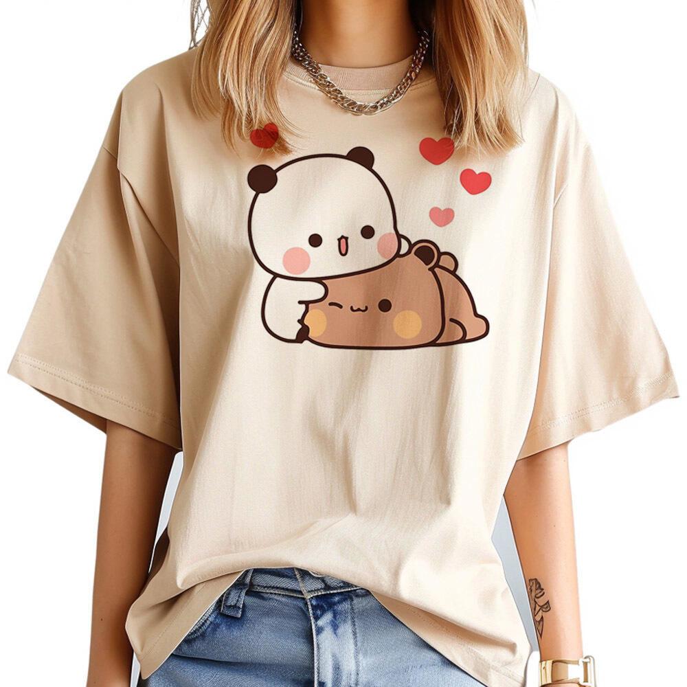 Bubu Dudu t shirt Women kawaii 80s Y2k Classic graphic tshirt anime Vintage streetwear hip hop University Comfortable