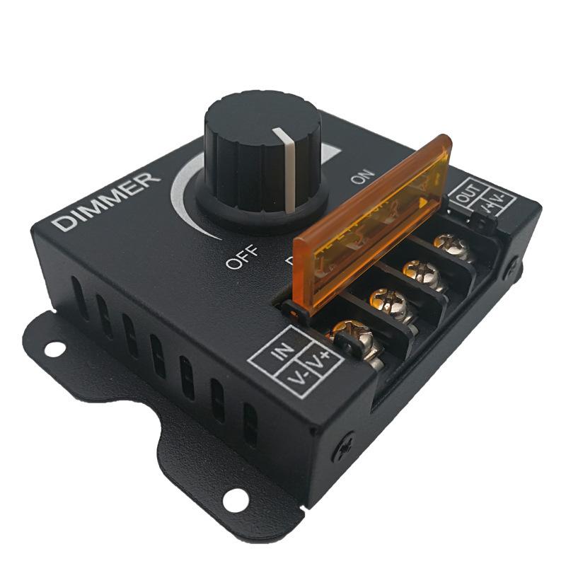 12v 24v Led  Dimmer  Switch 30a 360w Regulator Adjustable Controller Soft Stable Pwm Digital Dimming