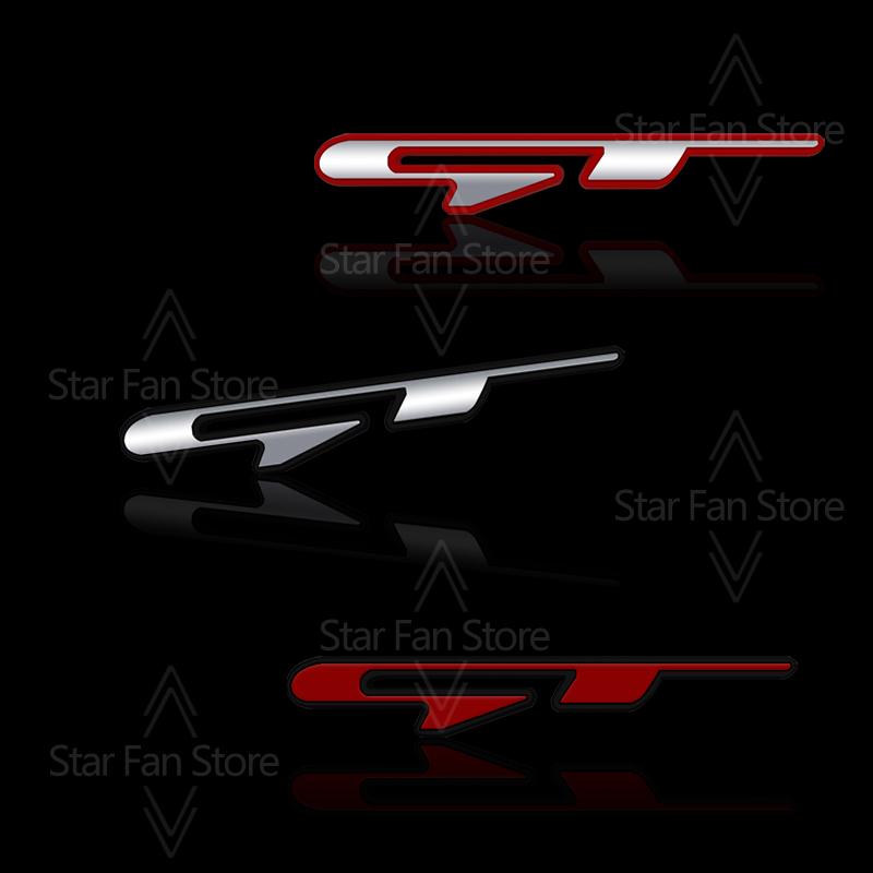 Badge Griglia Metallo GT Adesivi 3D Emblema Corpo Baule Auto Decalcomania Styling Auto Per KIA Sorento Stinger Sportage Rio K5 K9 Picanto K3