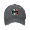Custom Unisex Cotton Italia Racing Stripes Flag Baseball Cap Adult Adjustable Dad Hat Women Unisex Sun Protection