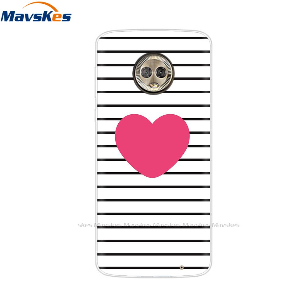 Silicon Case For Moto G6 Plus Case Full Protection Soft Tpu Back Cover On For Motorola MotoG6 G6 Play Bumper Phone Shell Coque
