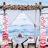 Garden Flag Decor Printed Romantic Holiday Banner Anniversary Valentines Day Party