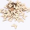 100pcs Unfinished Unfinished Wooden Cutouts Wooden Blank Wood  Home Party