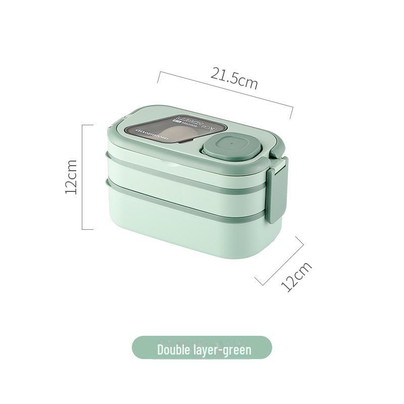 Microwave-Safe Multi-Layer Lunch Box with Cutlery and Food-Grade Fresh-Keeping Box