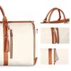Foldable Women's Travel Convenient Carry-on Clothing Bag Large Capacity PU Leather Duffel Bag Portable Business Travel Bag