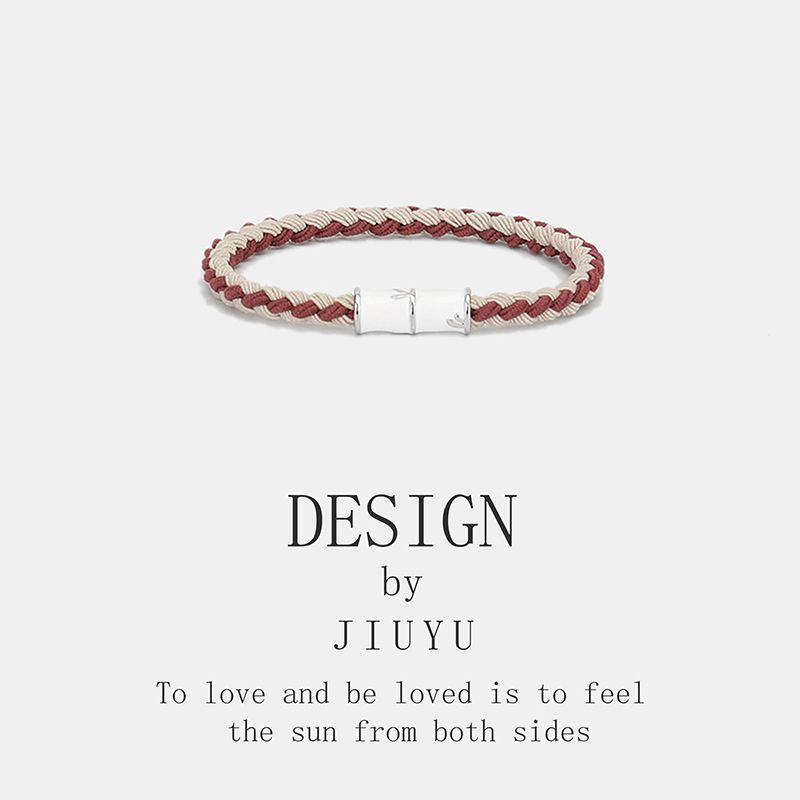 

Бамбуковый Динг БРАСЛЕТ ДЛЯ ПАРНЯ ЭКСКЛЮЗИВНАЯ МАЛЕНЬКАЯ РЕЗИНКА НИШЕВЫЙ ДИЗАЙН ПЛЕТЕНЫЙ РЕМЕШОК ДЛЯ НОШЕНИЯ ПАМЯТНЫЙ ПОДАРОК ДЛЯ ДЕВУШКИ Zhuding caramel