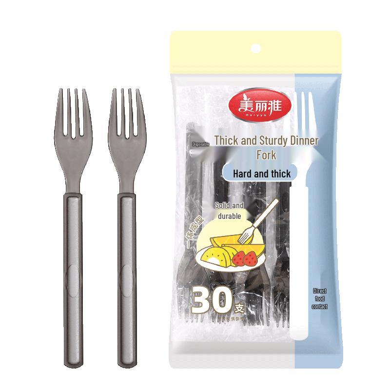 Одноразовые вилки Meiliya пищевого качества, индивидуально упакованные, 30 шт.