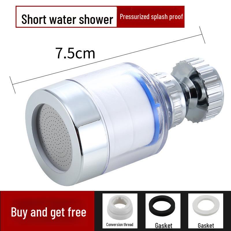 Kitchen Tap Water Purifier and Splash-Proof Faucet Filter Extension