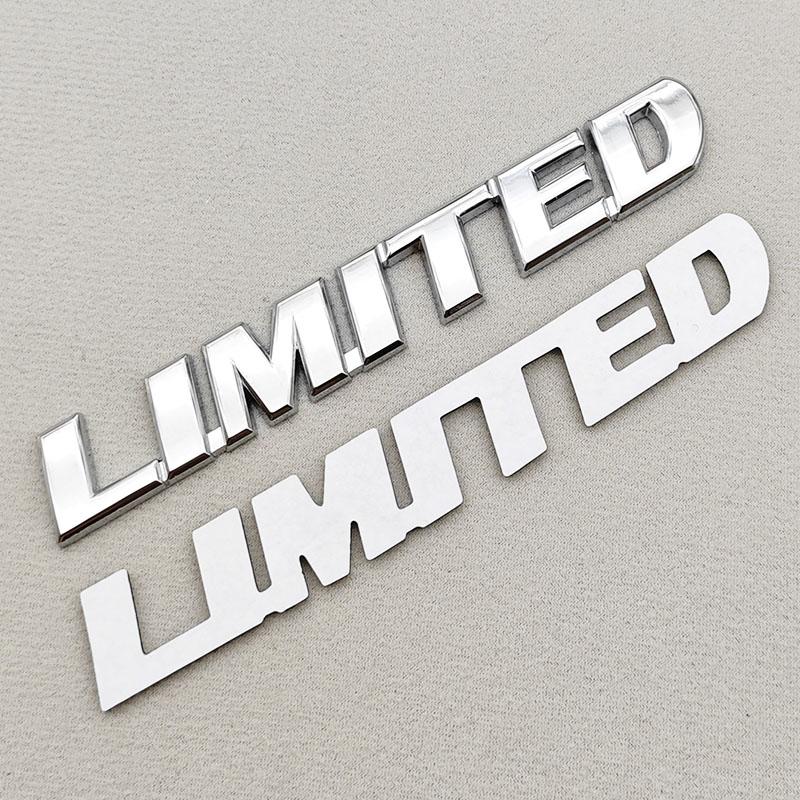 3D Metall Auto Aufkleber Logo 4WD V6 V8 LIMITED Kotflügel Seitenemblem Heckklappen Emblem Für Toyota LC150 LC200 4Runner Tundra Zubehör