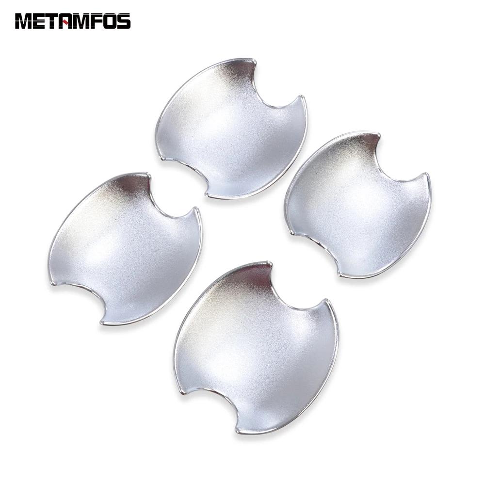 For Nissan Dayz      Chrome Side Door Handle Bowl Cover Trim Protection Cap Sticker Accessories Car Styling