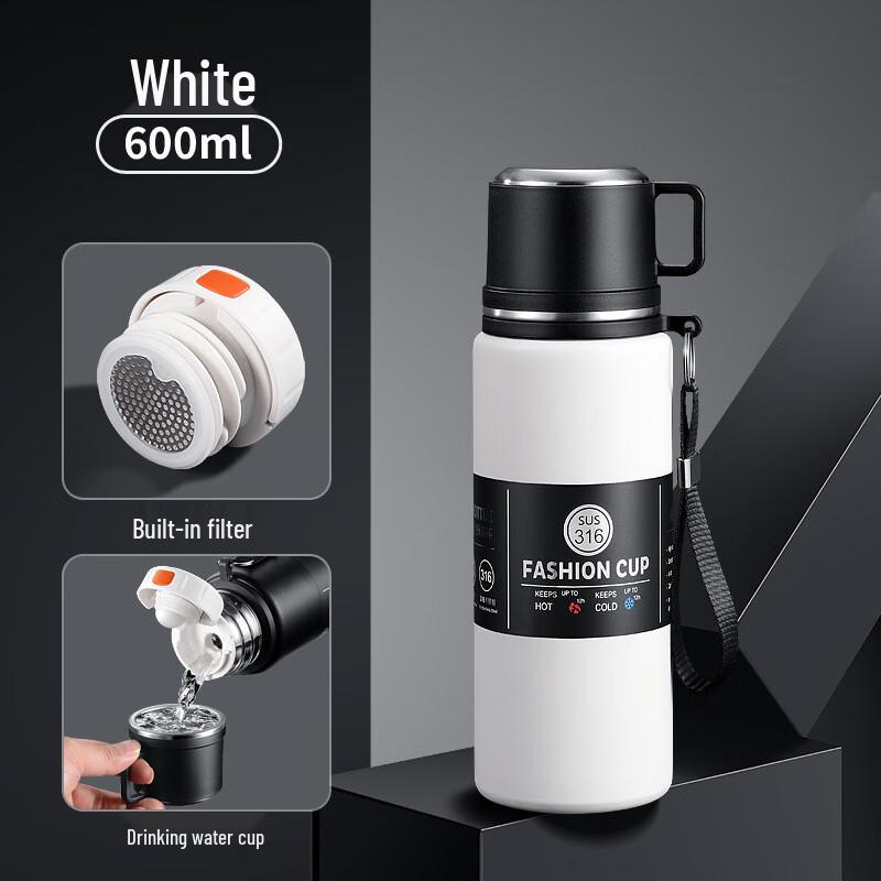 Shangqi Stainless Steel Insulated Tea Bottle with Strainer