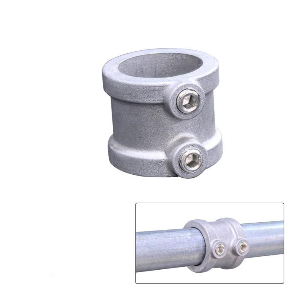 1\2''/3\4" Frame Fasteners Aluminum Alloy Steel Circular Pipe Connector  Steel Tube Shelf