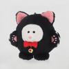 Sanei Boeki Mock OSANPO CAT Mascot, Size: Approx. W9.5 x D7 x H10cm, Plush Toy, MK06