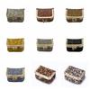 PU Leather Leather Jewelry Bag Square Small Item Bag Elegant Kiss Lock Coin Purse  Ring