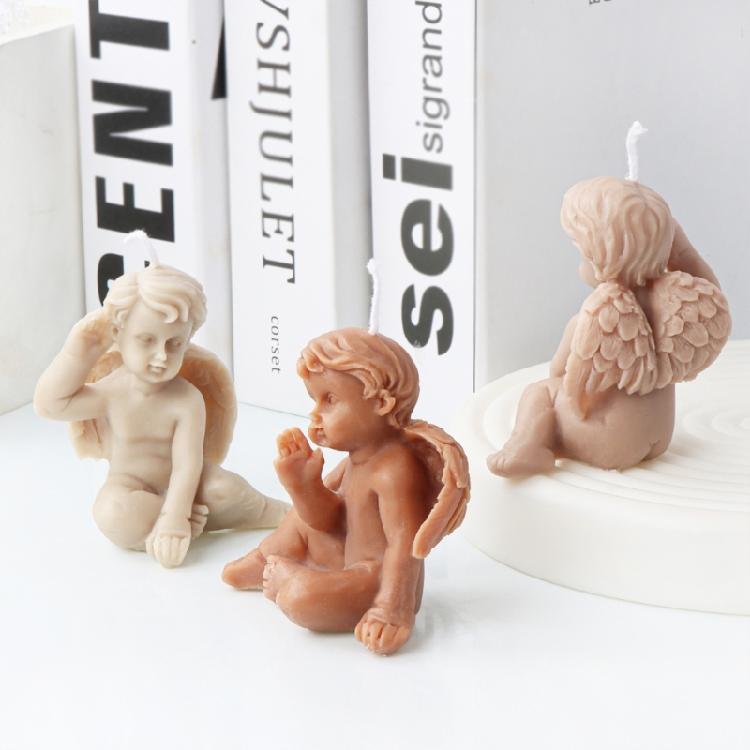 Little Angel Silicone Mold Melt Aromatherapy Handicraft Making Mould Supplies