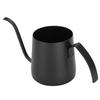 304 Roestvrij Staal Anti-aanbak Lang Tuit Koffiepot Ketel Theepot voor Thuis Koffiebar Cafés(Zwart 250ml )