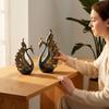 Peacock Figurines Ornate Figurine European-Style Resin for