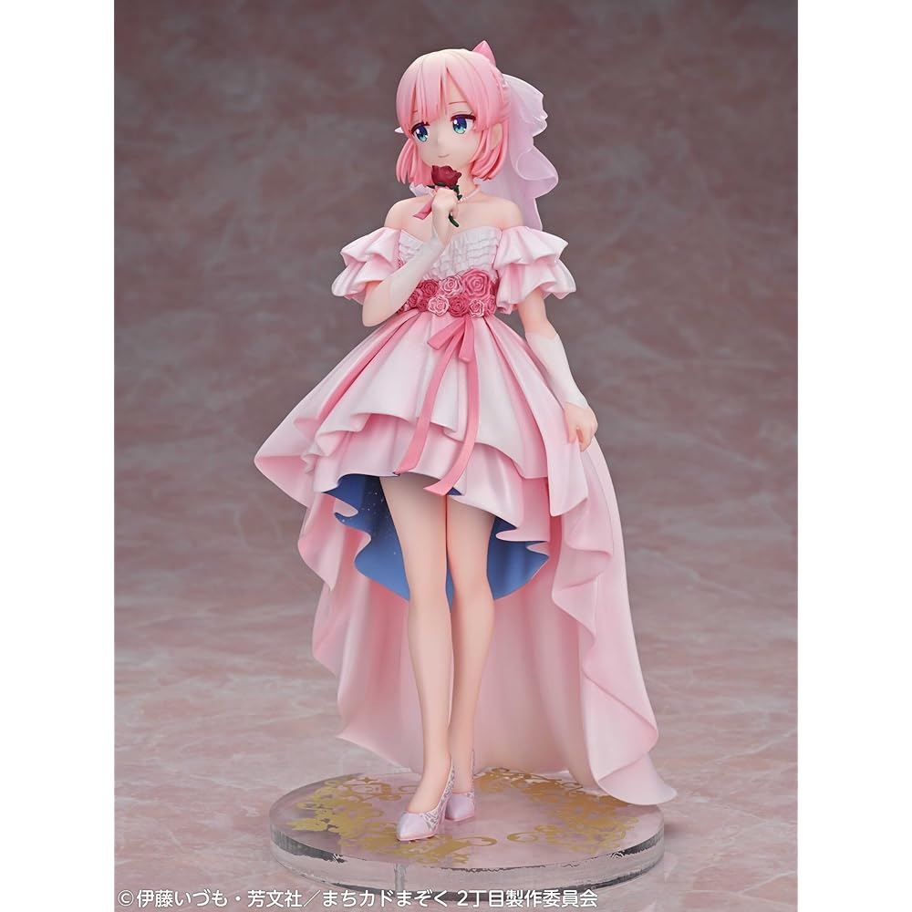 Medicos Entertainment TV Anime "Machikado Mazoku 2-Chome" Chiyoda Momo Wedding Ver. Approximately 230mm PVC & ABS Pre-painted Complete Figure
