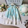 Bohemian Princess Sleeveless Summer Dress with Hat for Baby Girls - Style AXB727