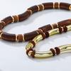 Layered Bamboo-Inspired Alloy Necklace Bracelet Set Women Bohemian Chic Jewelry 2025