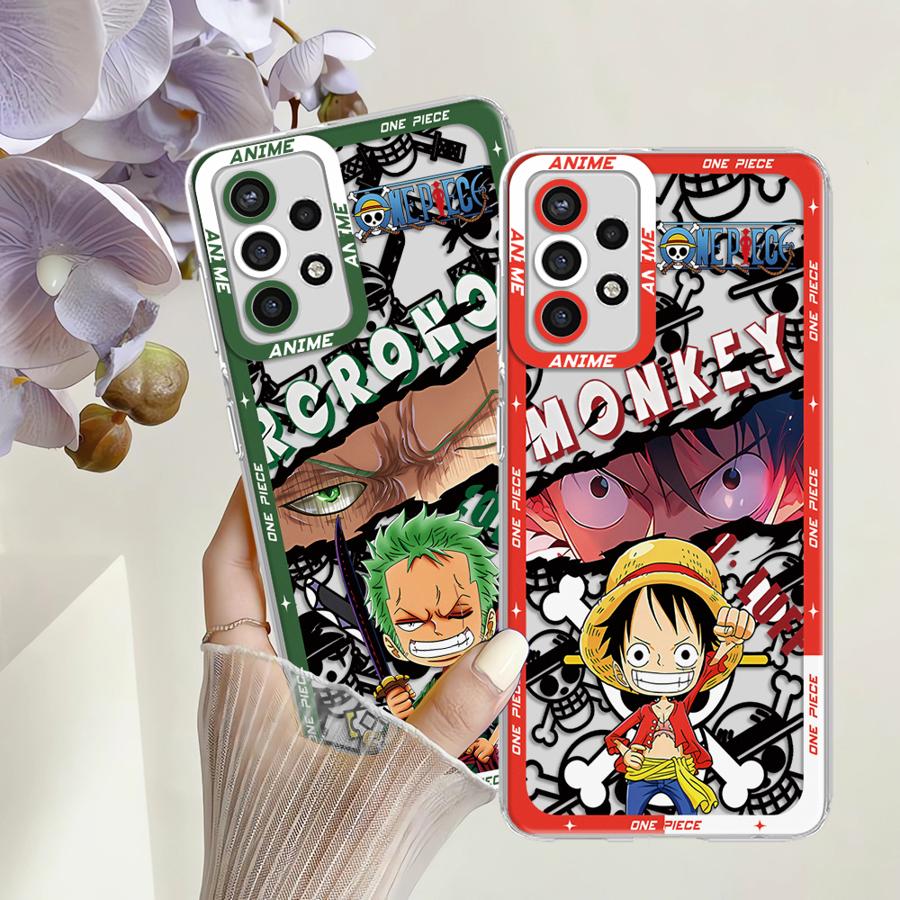 One Piece Luffy Soft Phone Cover Case for Samsung Galaxy A12 A50 A71 A52 A51 A72 A31 A16 A17 A52s A21s A32