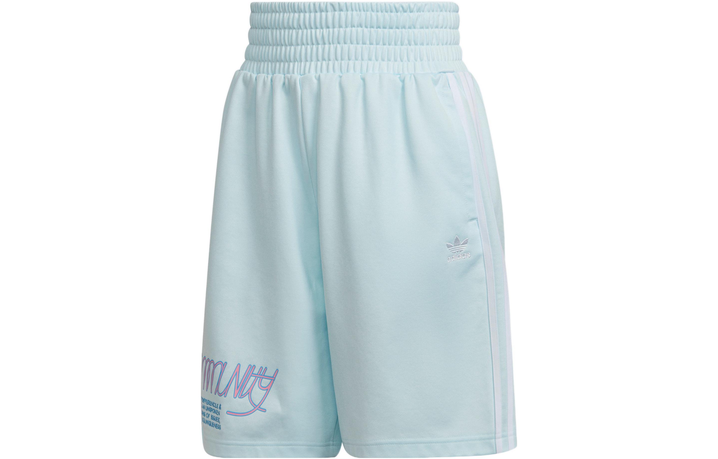 Adidas Originals Casual Shorts Women s Sky Blue Moderate HT3760 32