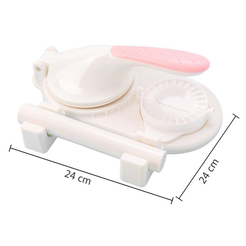 2 in 1 Manueller Knödelhersteller Presser Teigverpackungsform Mehl Empanada Bun Pelmeni Formen Pierogi Haut Werkzeuge Gebäckwerkzeug