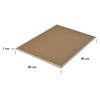 Creative Home 90 x 60 cm Tableau Liege Mural | Cadre de Pin à Épingles | Panneau pour Bureau, Cuisine, Chambre, Cafe, Maison, Ecole