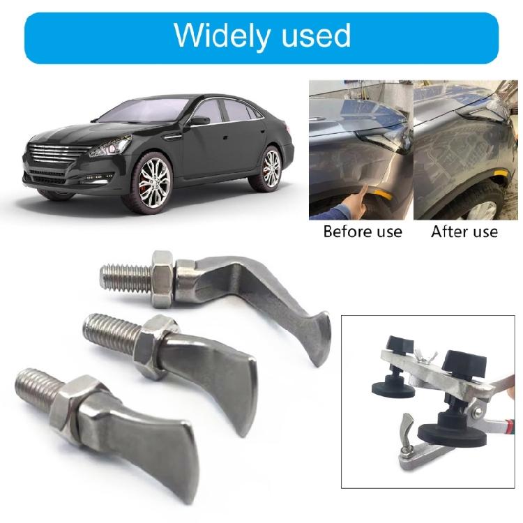 3Pcs Dent Repair Slide Bar Clamp Pliers Head Horn Pliers Head Automotive Car Body Dent Repairing Tool Parts