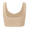 Wireless Padded Bra for Women Seamless Comfort Stretch Fabric Soft Support Vest Style Bra with Removable Pads No Underwire