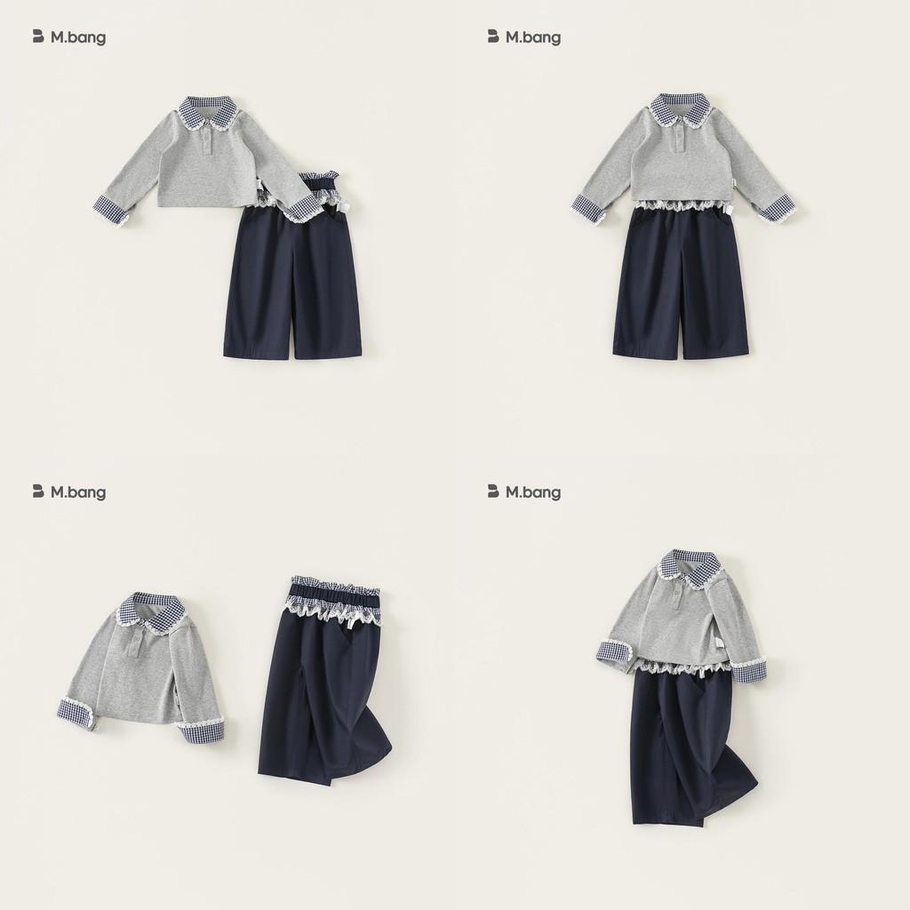 Girl Spring Dress Up Kids Cotton Long Sleeve Suit With Lace Trim For Ages 3 To 8