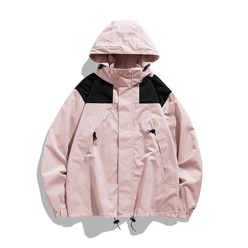 

Autumn s Best-Selling Windproof & Waterproof Single-Shoulder Jacket for Outdoor Adventures XS рожевий