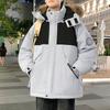 New duck down hard shell charge ski jacket fabric couple down jacket winter windproof thickened waterproof mountaineering suit