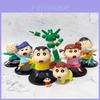 Crayon Shinchan Pvc Action Figures Set With Collectible Characters For Fans And Collectors