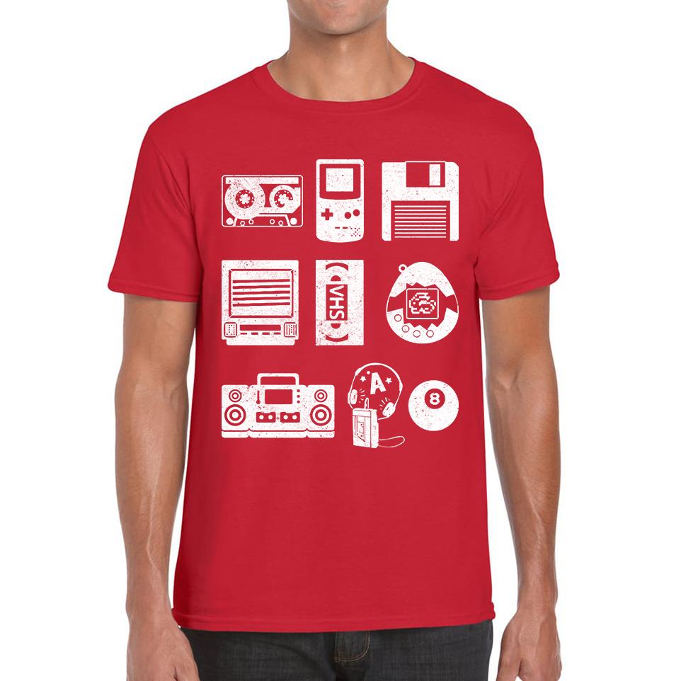 

80s 90s Video Game Unisex Mens T Shirt Womens Tops Tees 2XL