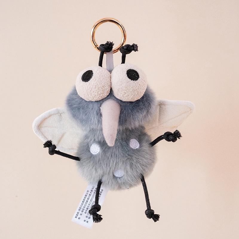 Creative Insect Doll Plush Toys Cute Funny Moth, mosquito, cicada, dragonfly, pink butterfly Pendant for Home Decoration Gift