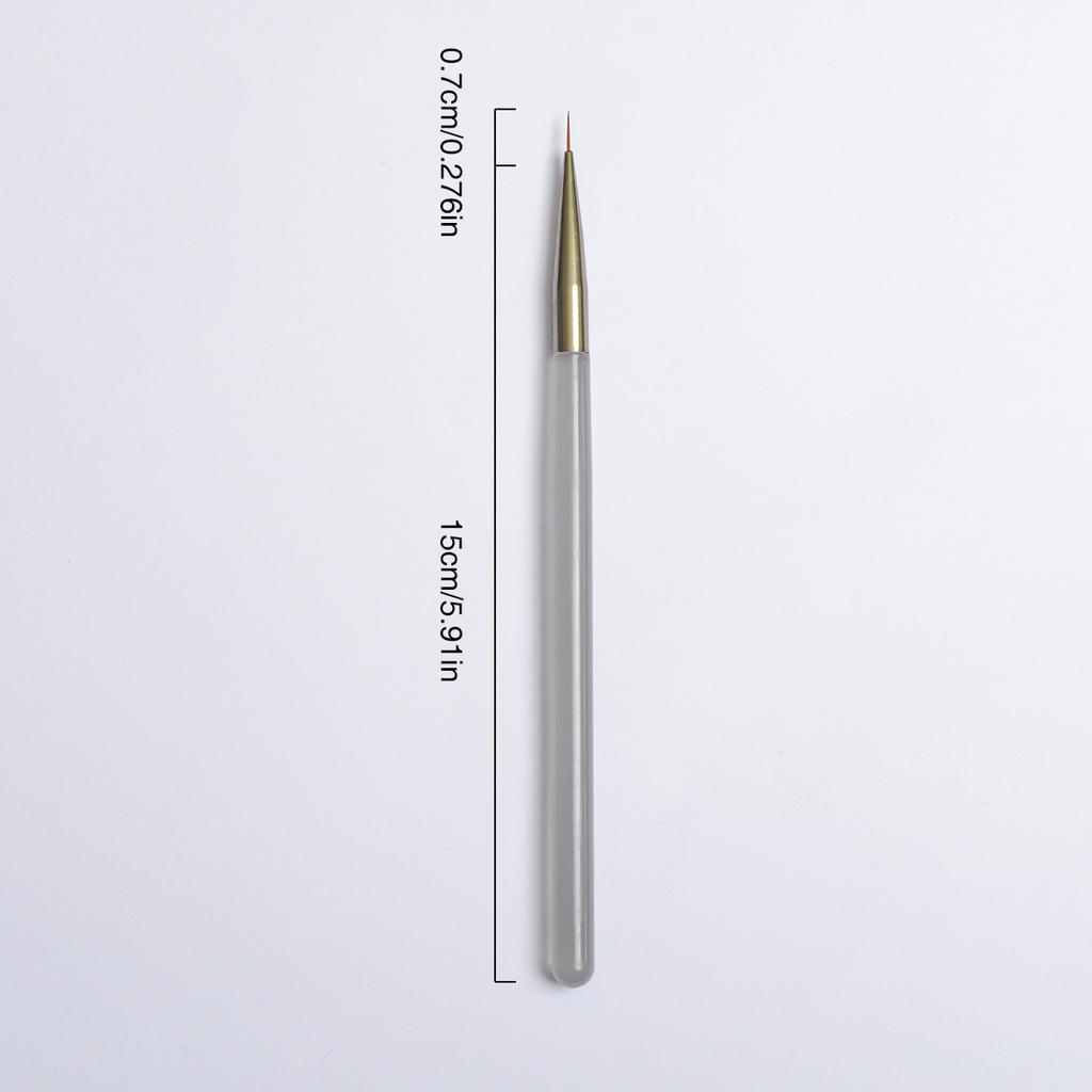 Nail art brush set, including drawdown brush, gradient shading brush, flower painting brush, round head light therapy tool brush