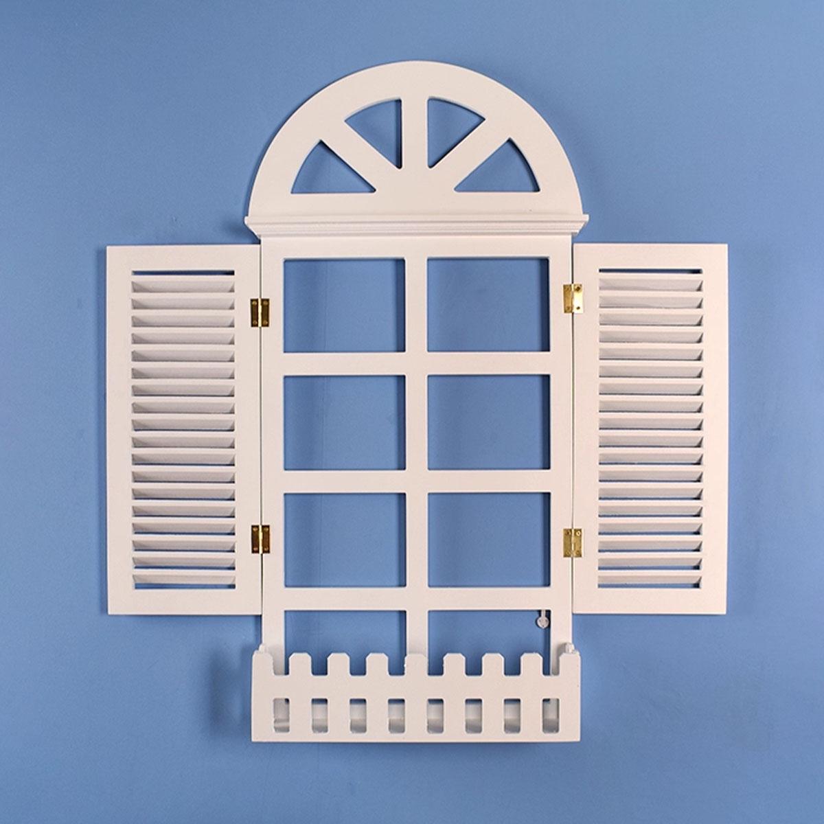 

Винтажные деревенские оконные рамы Декор стены в стиле фермерского дома Подвесная оконная рама Декор дома Коридор Гостиная Спальня Художественное украшение Рамки для фотографий