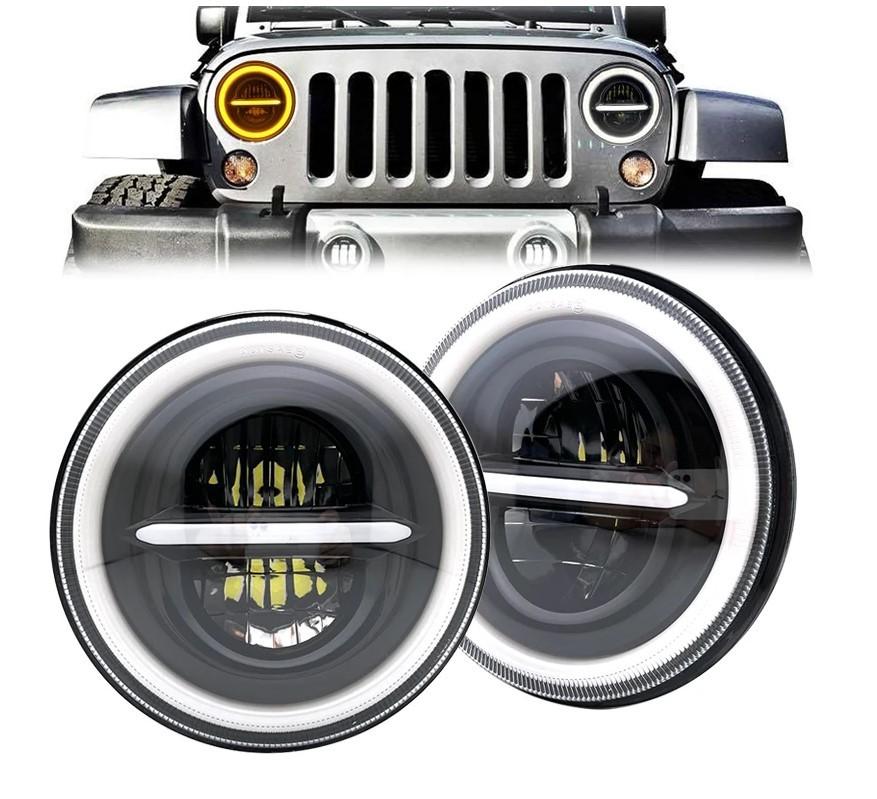 1 Stück Frontleuchte 7" Voll-LED Q, 12V Off-Road