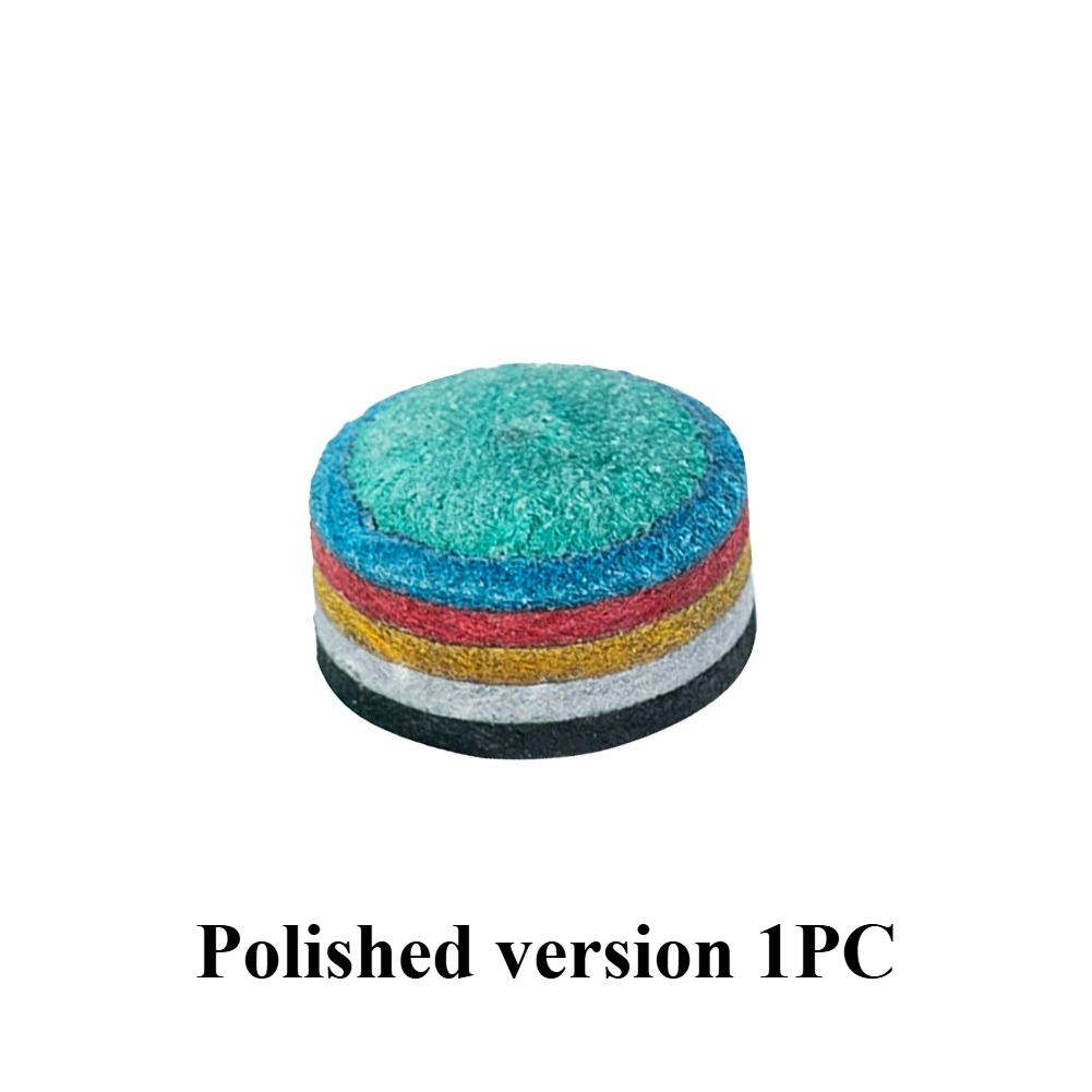

1Pc 14mm Pool Cue Tips Pool Billiard Cue Tips Pool Stick Replacement Tips Pool Stick Tips Snooker Cue Tips Multi-Layer Rainbow