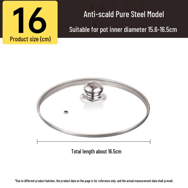 Universal Tempered Glass Pot Lid